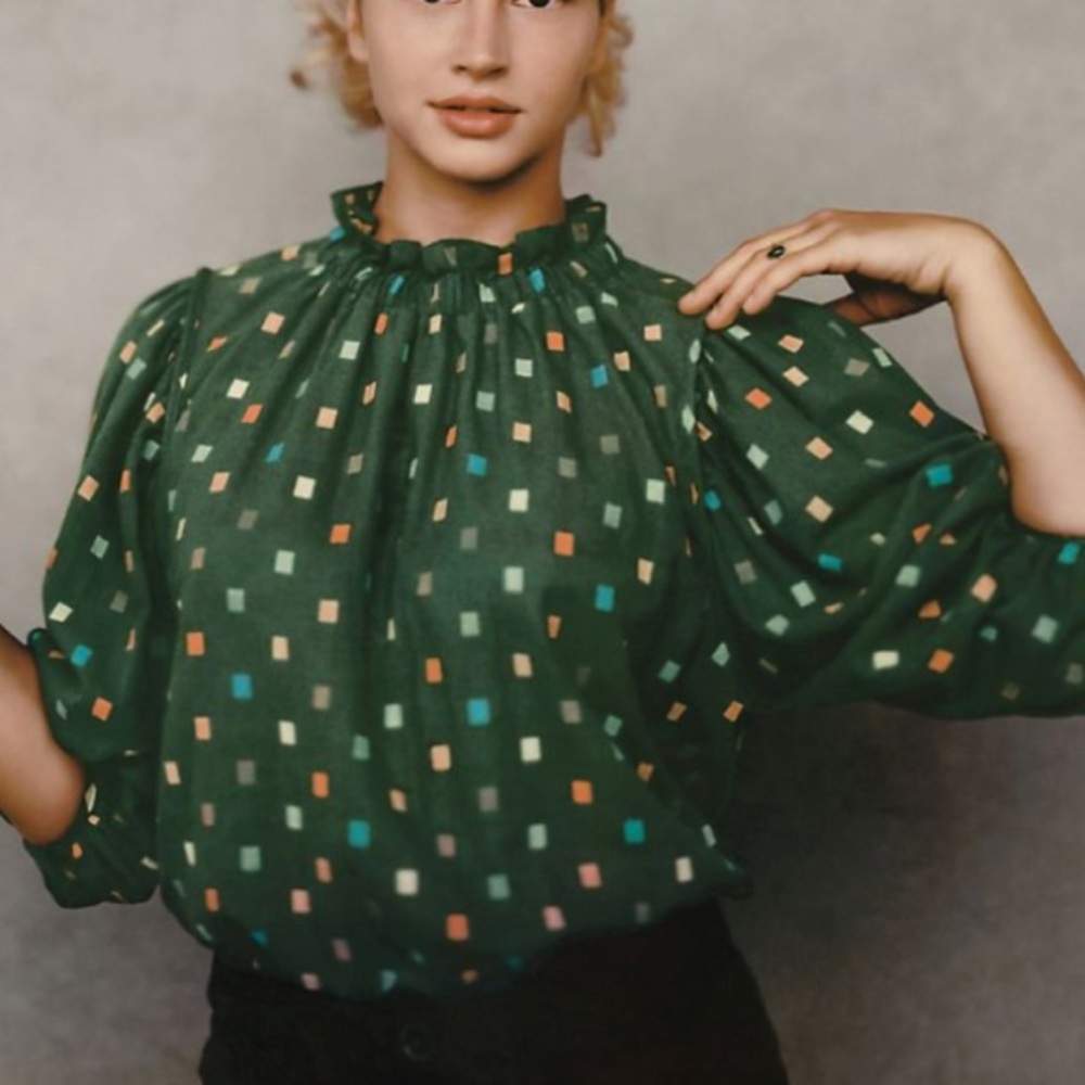 NWT Anthropologie cotton blouse
